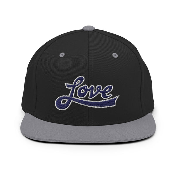 Men's "Love" Embroidered Snapback Hat