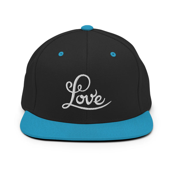 Women's "Love" Embroidered Snapback Hat