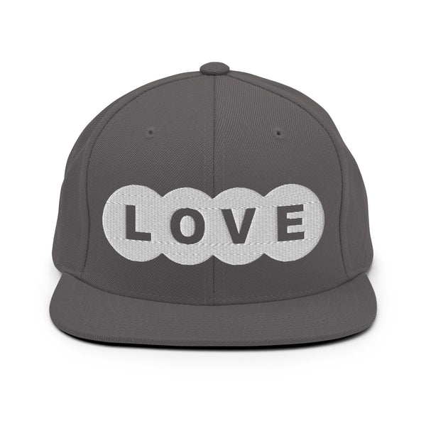 Men's "Love" Embroidered Snapback Hat