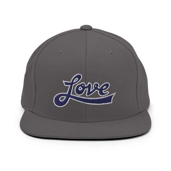 Men's "Love" Embroidered Snapback Hat