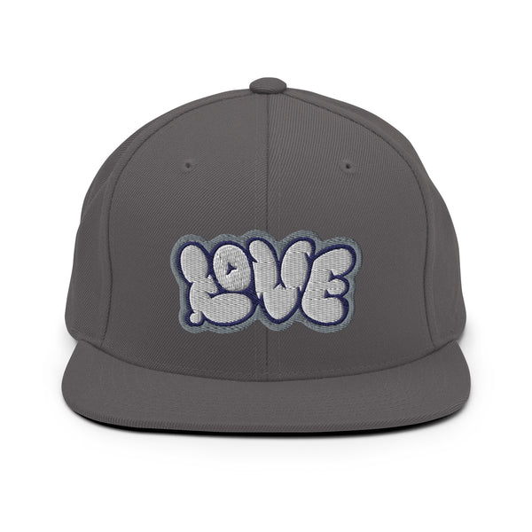 Men's "Love" Embroidered Snapback Hat