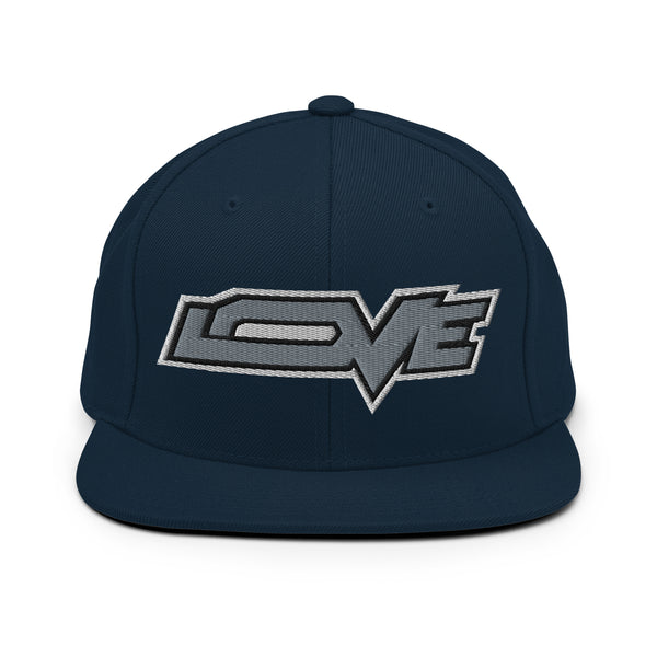 Men's "Love" Embroidered Snapback Hat