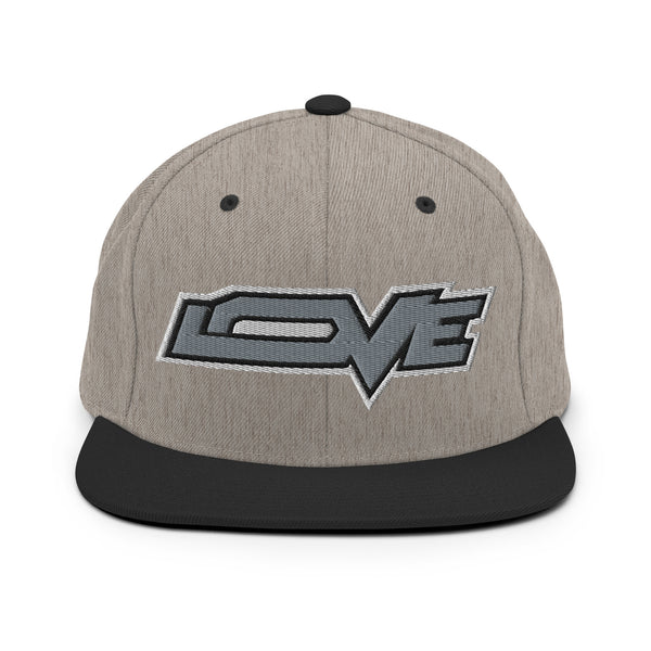 Men's "Love" Embroidered Snapback Hat