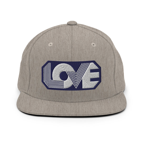 Men's "Love" Embroidered Snapback Hat