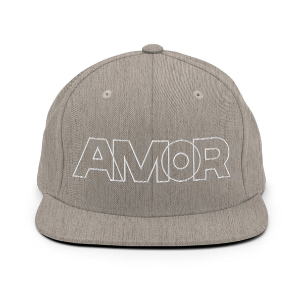 Men's "Love" Embroidered Snapback Hat