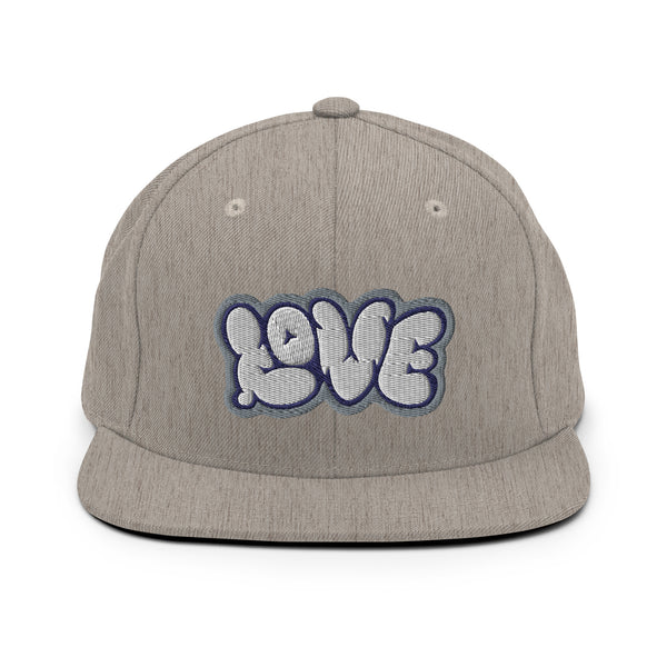 Men's "Love" Embroidered Snapback Hat