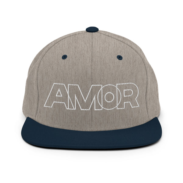 Men's "Love" Embroidered Snapback Hat