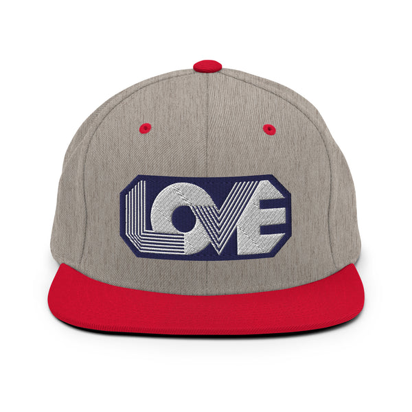 Men's "Love" Embroidered Snapback Hat