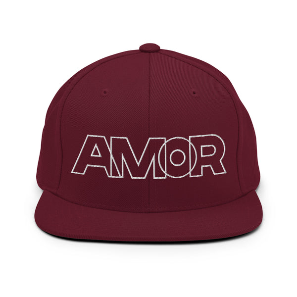 Men's "Love" Embroidered Snapback Hat