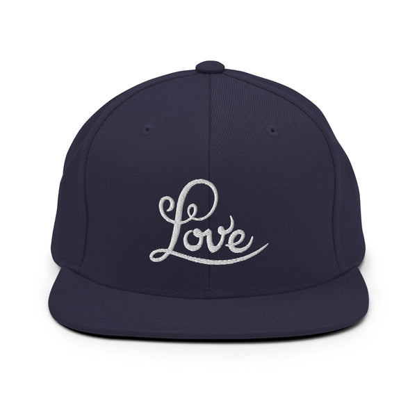 Women's "Love" Embroidered Snapback Hat