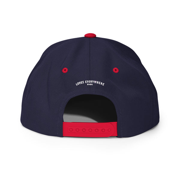 Men's "Love" Embroidered Snapback Hat