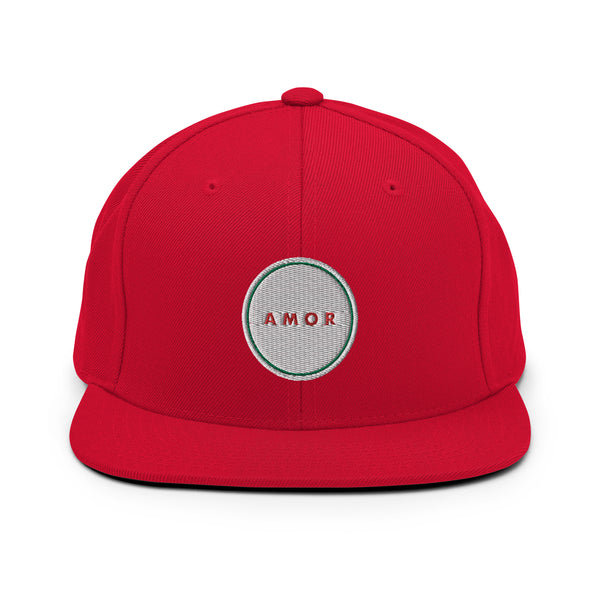 Men's "Love" Embroidered Snapback Hat