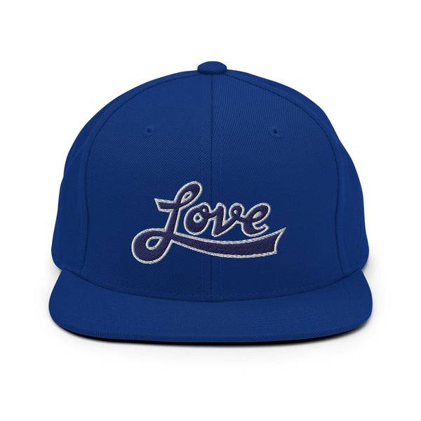 Men's "Love" Embroidered Snapback Hat