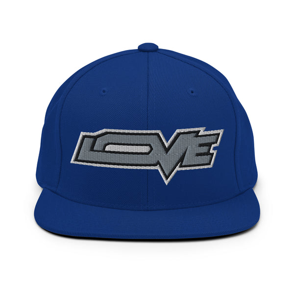 Men's "Love" Embroidered Snapback Hat