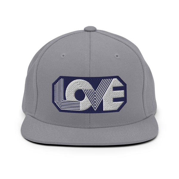 Men's "Love" Embroidered Snapback Hat