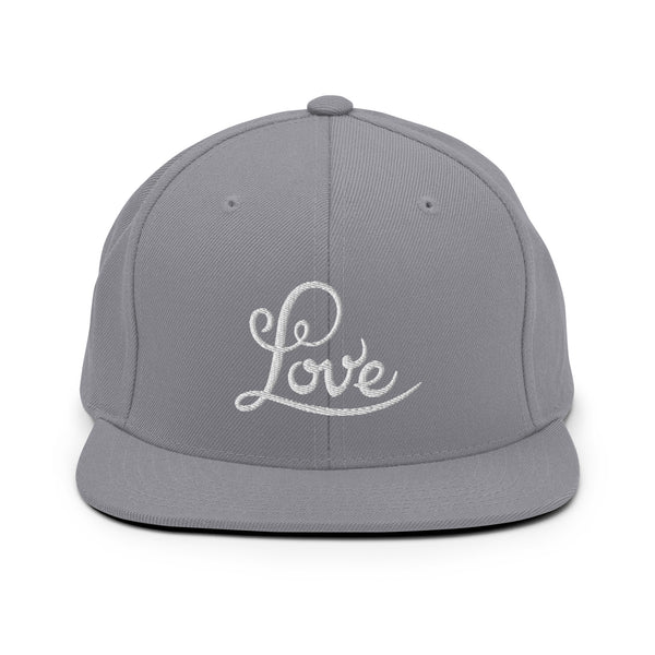 Women's "Love" Embroidered Snapback Hat