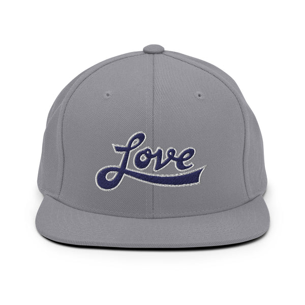 Men's "Love" Embroidered Snapback Hat