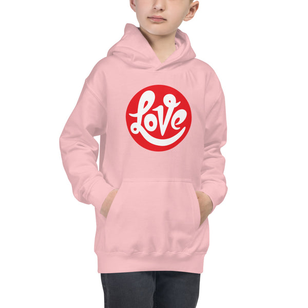 Boy's "Love" Printed Hoodie