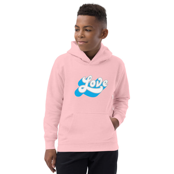 Boy's "Love" Printed Hoodie