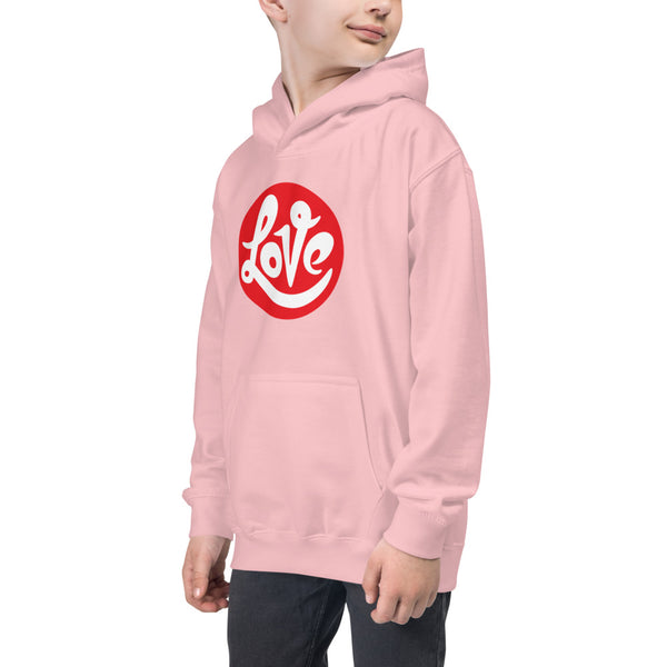 Boy's "Love" Printed Hoodie