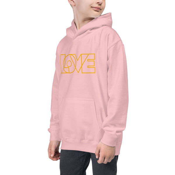 Boy's "Love" Printed Hoodie