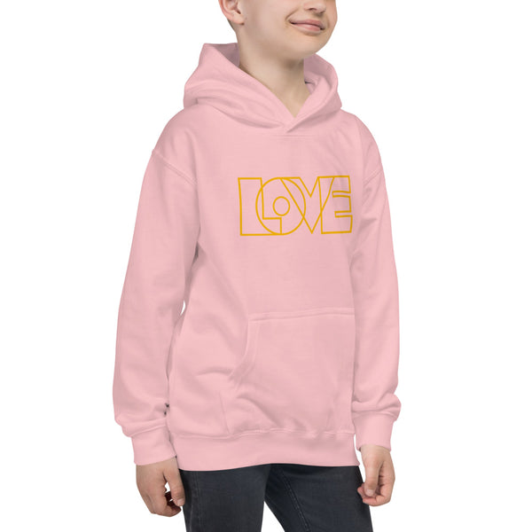 Boy's "Love" Printed Hoodie