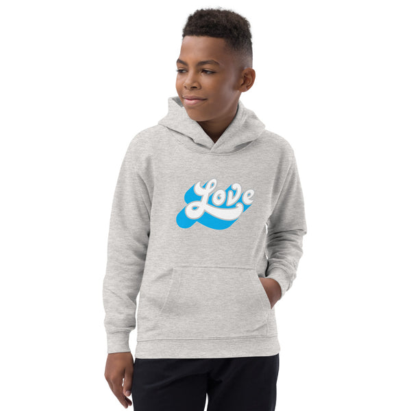 Boy's "Love" Printed Hoodie