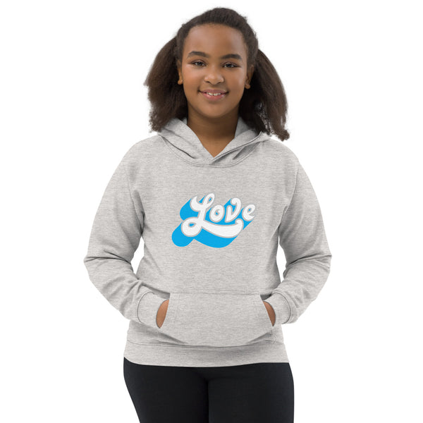 Girl's "Love" Printed Hoodie