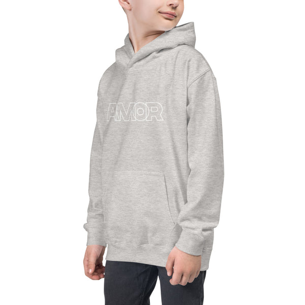 Boy's "Love" Printed Hoodie