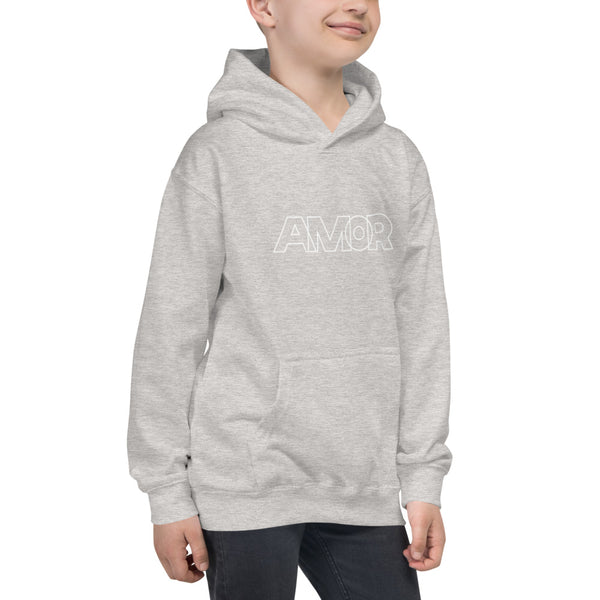 Boy's "Love" Printed Hoodie