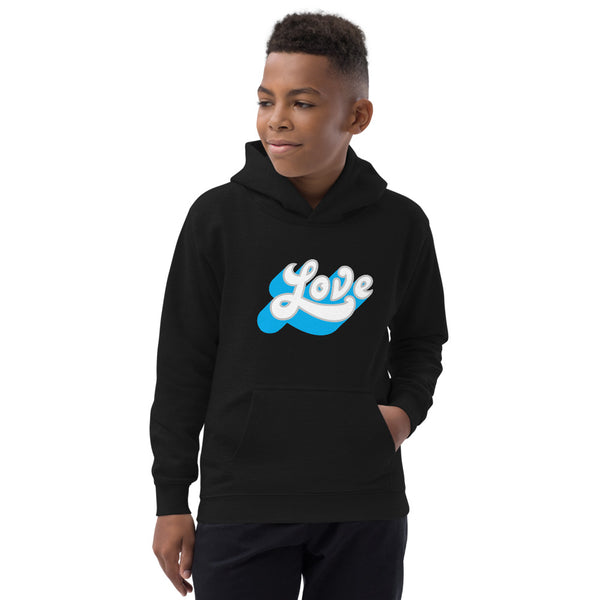 Boy's "Love" Printed Hoodie