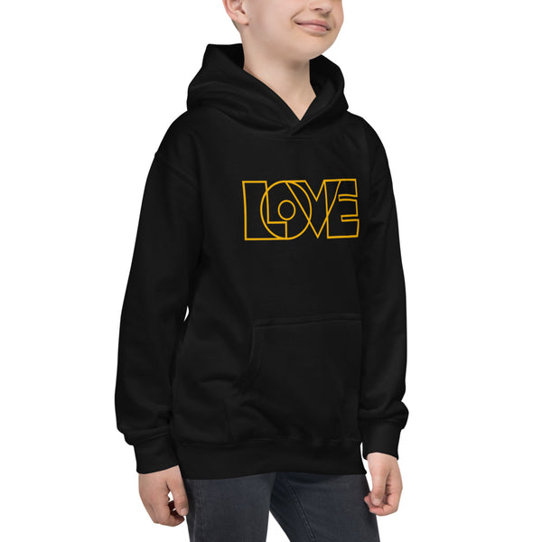 Boy's "Love" Printed Hoodie