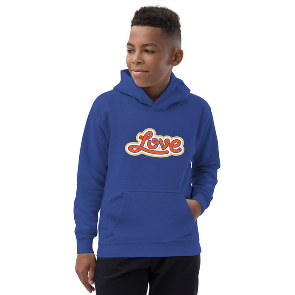 Boy's "Love" Printed Hoodie