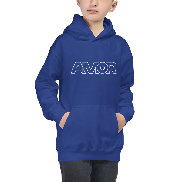 Boy's "Love" Printed Hoodie