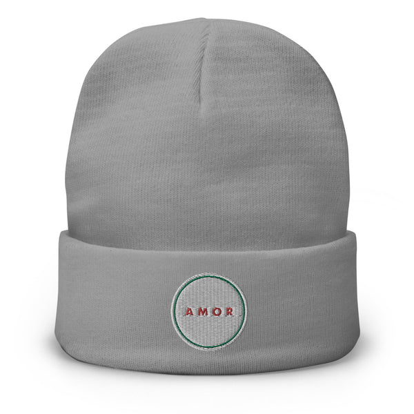 Women's "Love" Embroidered Knit Beanie