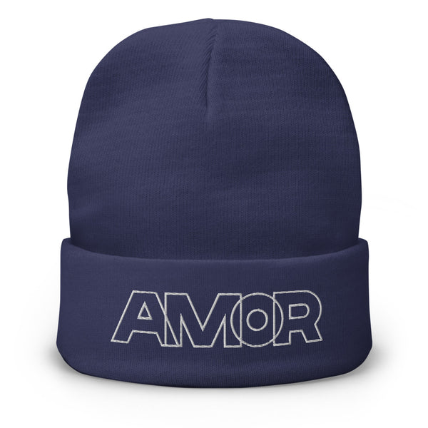 Women's "Love" Embroidered Knit Beanie