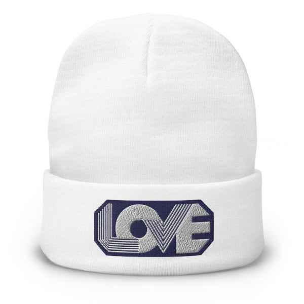 Women's "Love" Embroidered Knit Beanie