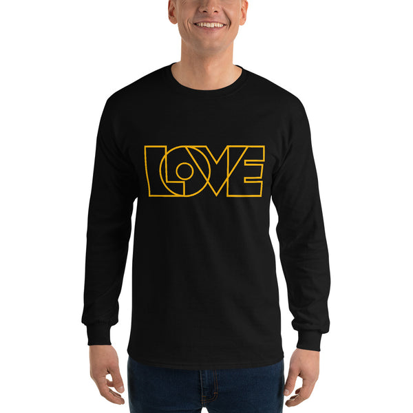 Men's "Love" Printed Long Sleeve Shirt