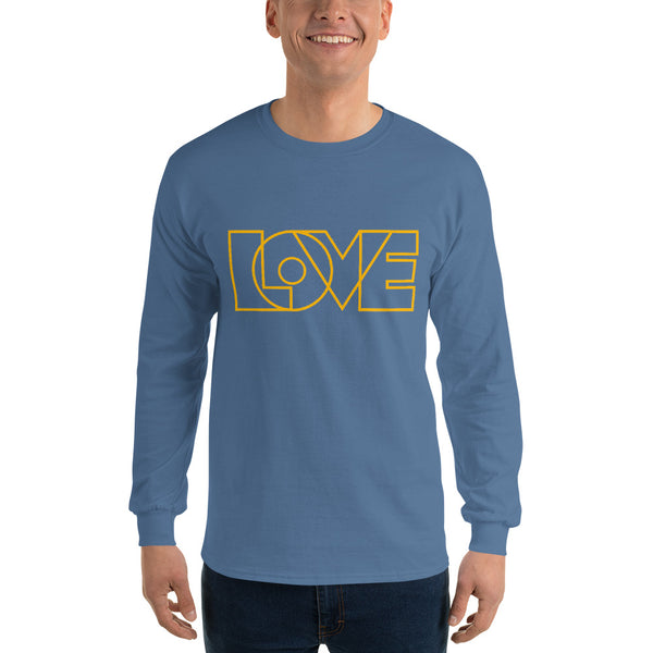 Men's "Love" Printed Long Sleeve Shirt