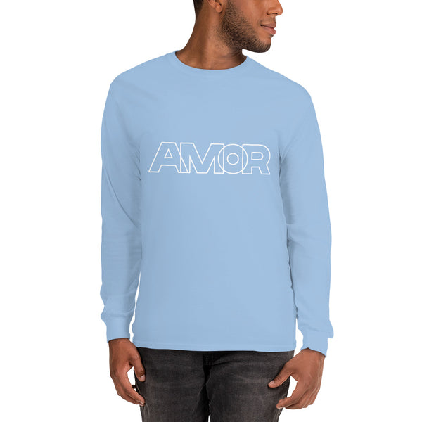 Men's "Love" Printed Long Sleeve Shirt