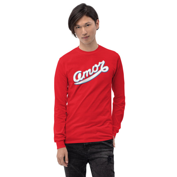 Men's "Love" Printed Long Sleeve Shirt