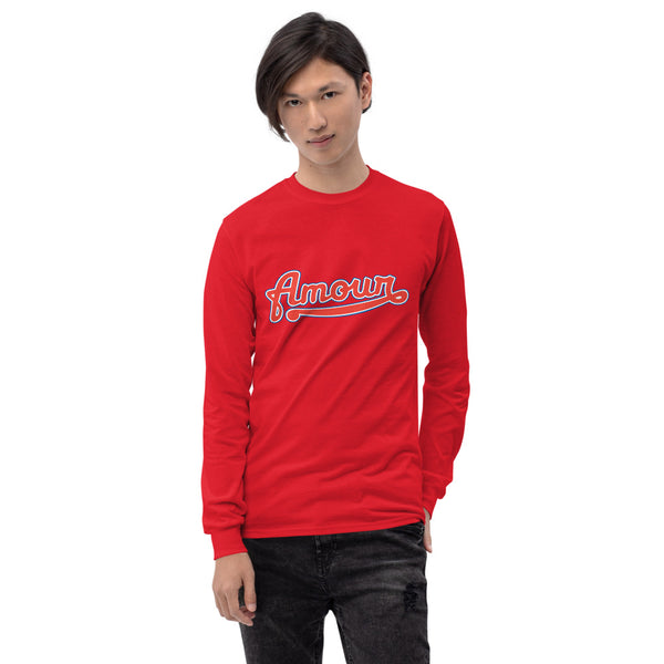 Men's "Love" Printed Long Sleeve Shirt