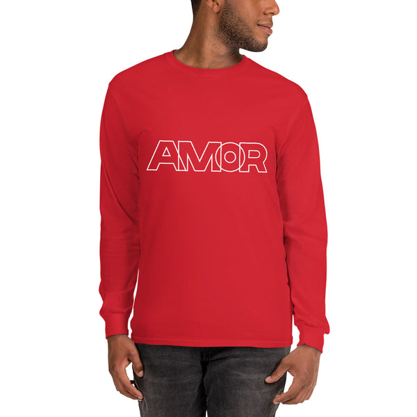 Men's "Love" Printed Long Sleeve Shirt