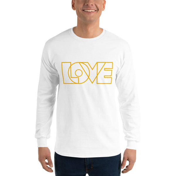 Men's "Love" Printed Long Sleeve Shirt