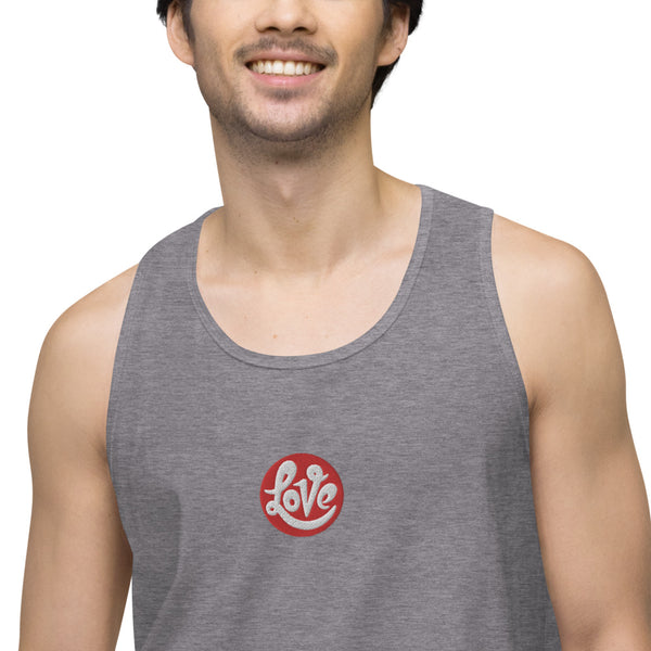 Men’s "Love" Embroidered Tank Top