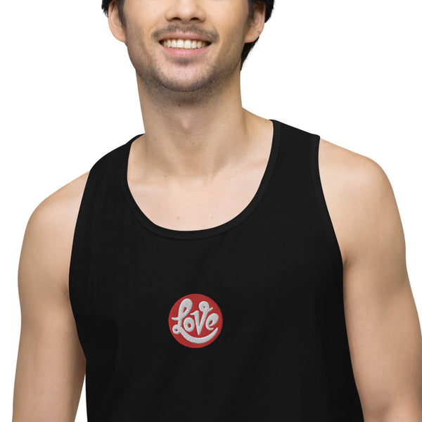 Men’s "Love" Embroidered Tank Top