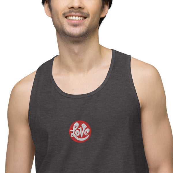 Men’s "Love" Embroidered Tank Top