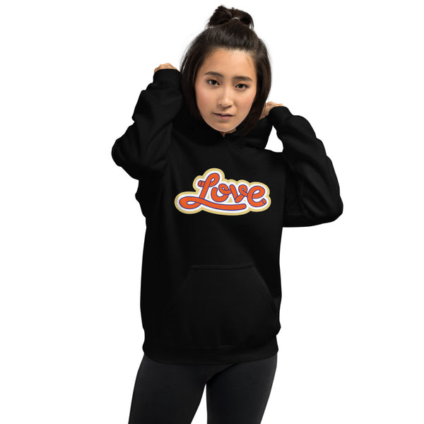 Women's "Love" Printed Hoodie