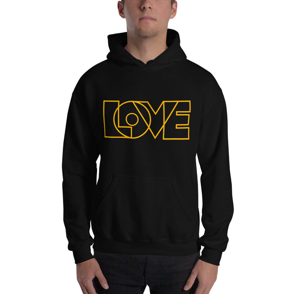 Men's "Love" Printed Hoodie