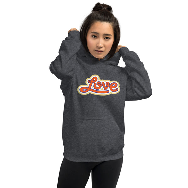 Women's "Love" Printed Hoodie